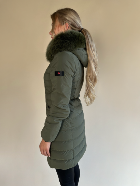 Peuterey Peuterey Women Seriola ML 04 Fur Jacket - Leaf Green
