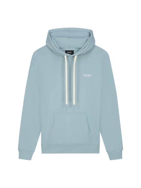 Quotrell Quotrell L'Atelier Hoodie - Light Blue/White