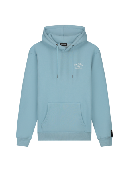 Quotrell Quotrell Atelier Milano Hoodie - Light Blue/White