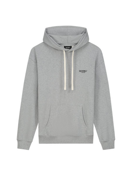 Quotrell L'Atelier Hoodie - Grey Melee/Black