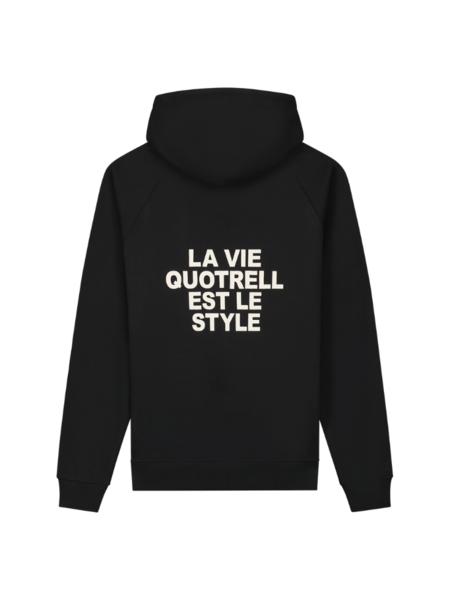 Quotrell Quotrell La Vie Zip Hoodie - Black/Beige
