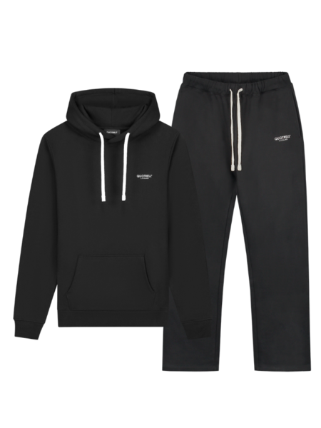 Quotrell L'Atelier Hoodie Tracksuit - Black/White