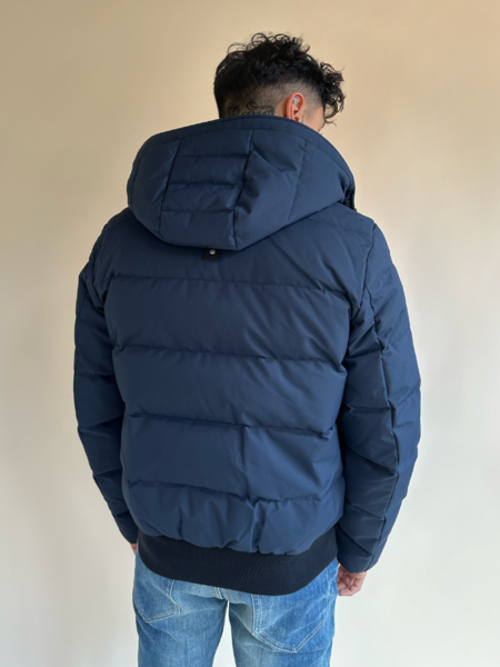 Moose Knuckles Moose Knuckles Men Cloud Bomber Jacket - Navy