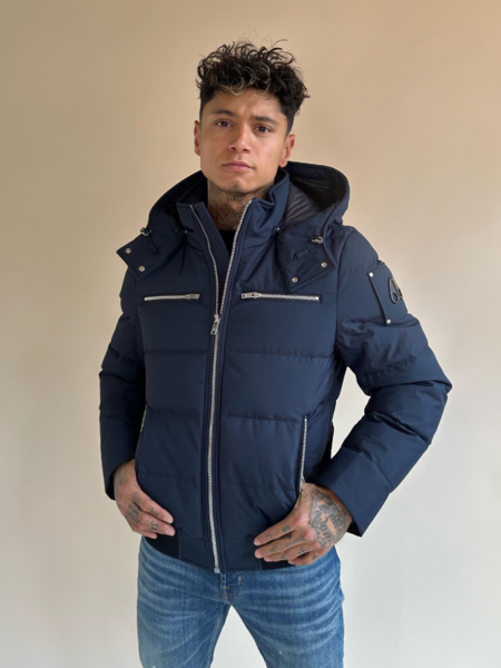 Moose Knuckles Moose Knuckles Men Cloud Bomber Jacket - Navy