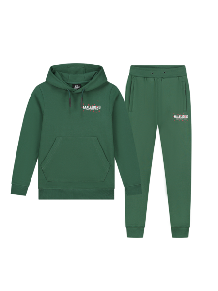 Malelions Kids Youth Club Tracksuit - Dark Green