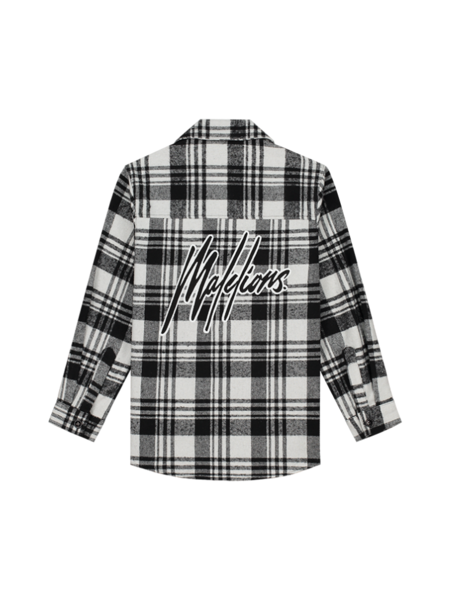 Malelions Malelions Kids Signature Flannel - Antra/Light Grey