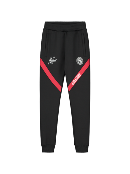 Malelions Malelions Kids Sport Pre-Match Trackpants- Black/Red