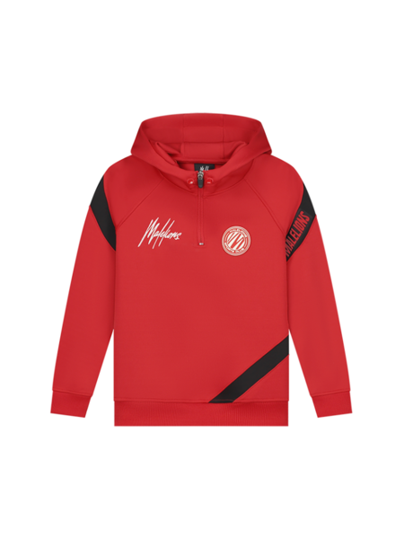 Malelions Malelions Kids Sport Pre-Match Hoodie - Red/Black