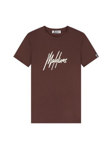 Malelions Women Essentials T-Shirt - Brown