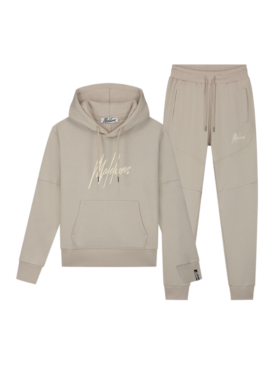 Malelions Malelions Women Essentials LS Combi-set - Taupe