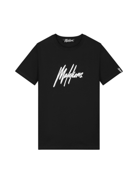 Malelions Malelions Duo Essentials T-shirt - Black/White