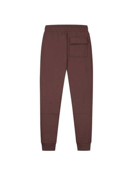 Malelions Malelions Duo Essentials Trackpants - Brown/Off White