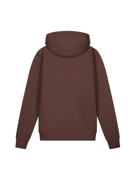 Malelions Malelions Duo Essentials Hoodie - Brown/Off White