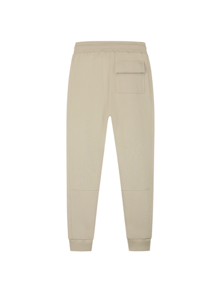 Malelions Malelions Duo Essentials Trackpants - Beige/White