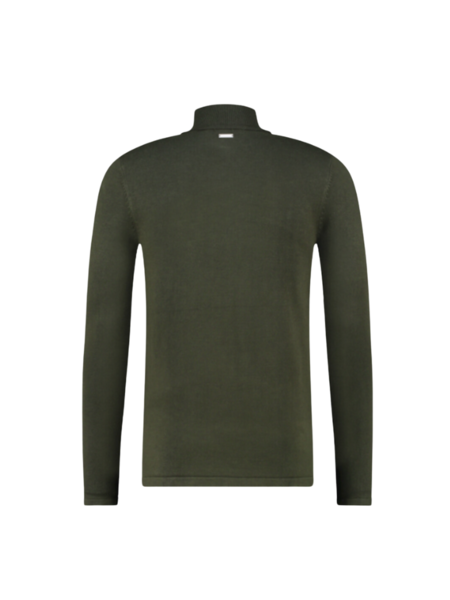 Purewhite Purewhite Essential Knit Turtleneck - Army Green