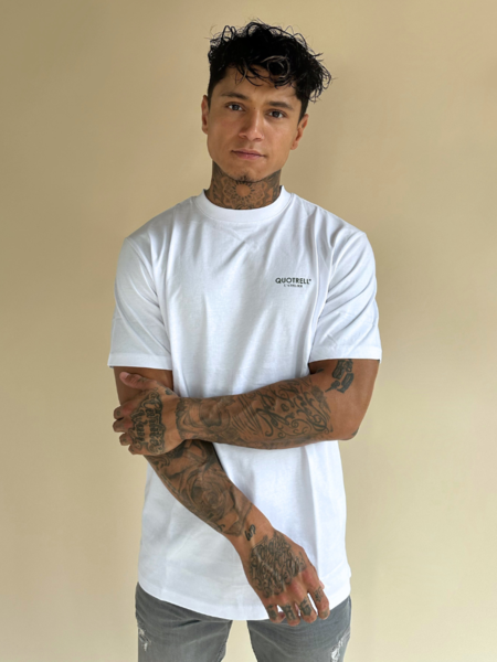 Quotrell L'Atelier T-shirt - White/Army
