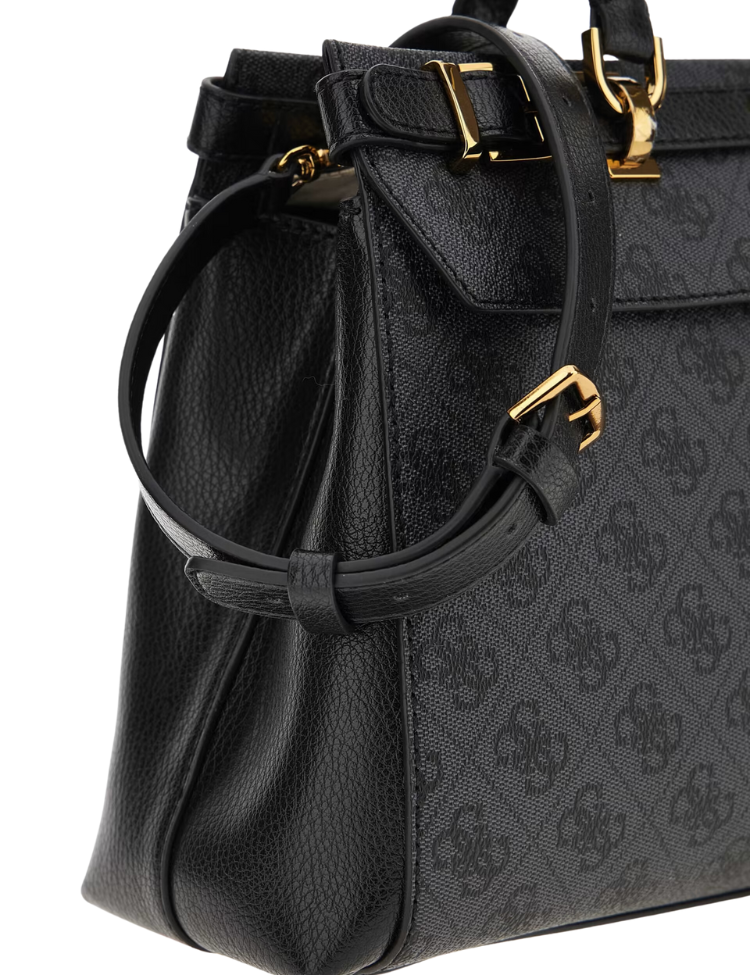 zwarte guess handtas katey luxury satchel