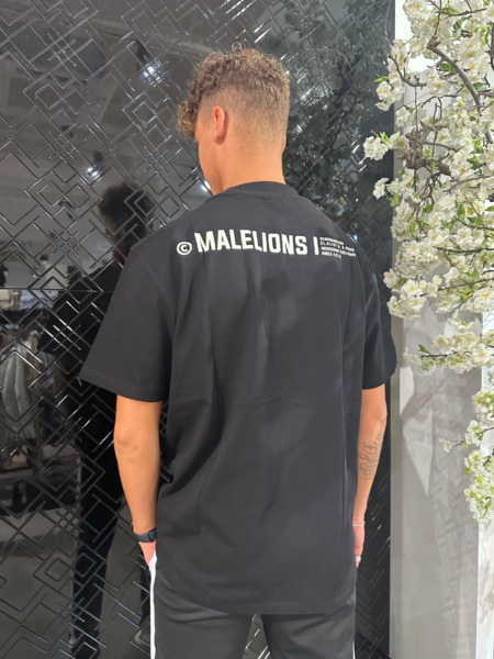 Malelions Malelions Workshop T-Shirt - Black/Beige