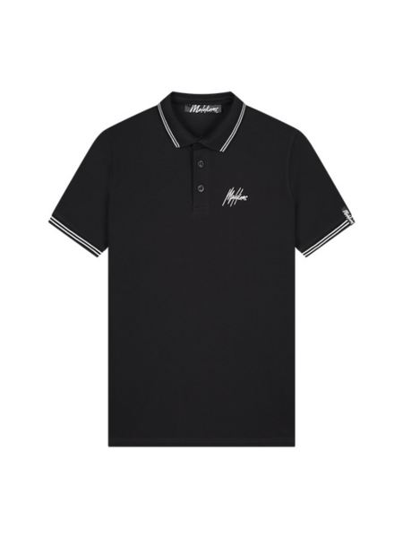 Malelions Malelions Signature Polo - Black/White