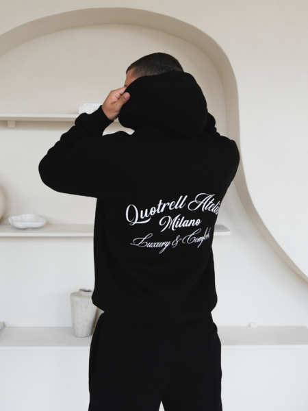 Quotrell Quotrell Atelier Milano Hoodie - Black/White
