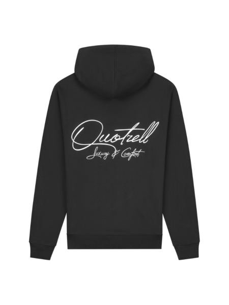 Quotrell Quotrell Bologna Zip Hoodie - Black/White