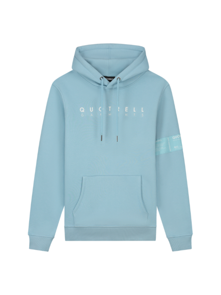 Quotrell Quotrell Aruba Hoodie - Light Blue/White