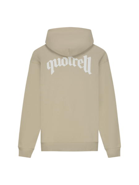 Quotrell Quotrell Women Messina Hoodie - Dark Beige/White