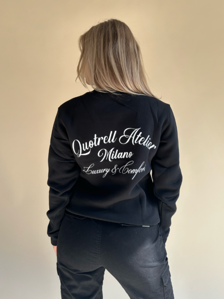 Quotrell Women Atelier Milano Crewneck - Black/White