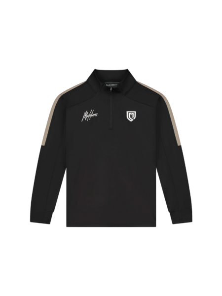 Malelions Sport Fielder Quarterzip - Black/Rock