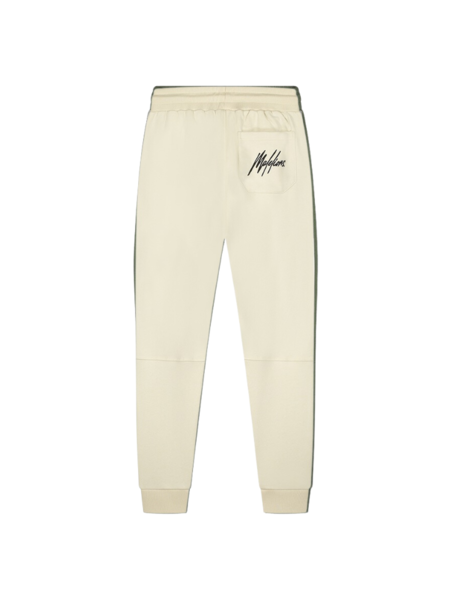 Malelions Malelions Sport Transfer Trackpants - Beige/Black