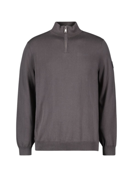 Airforce Airforce Knitwear Quarter Zip Trui - Gun Metal