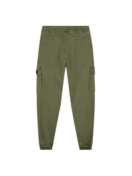 Quotrell Quotrell Brockton Cargo Pants - Army Green/White