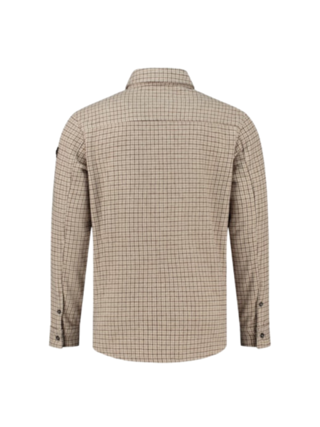 Purewhite Purewhite - Heritage Pattern Overshirt - Brown