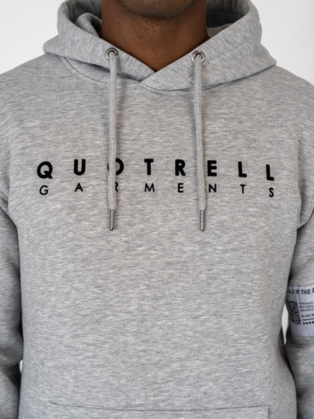 Quotrell Quotrell Aruba Hoodie - Grey Melee/Black