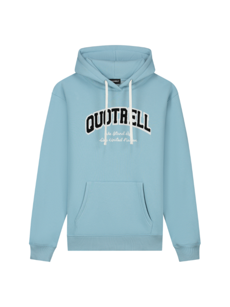 Quotrell University Hoodie - Light Blue/White