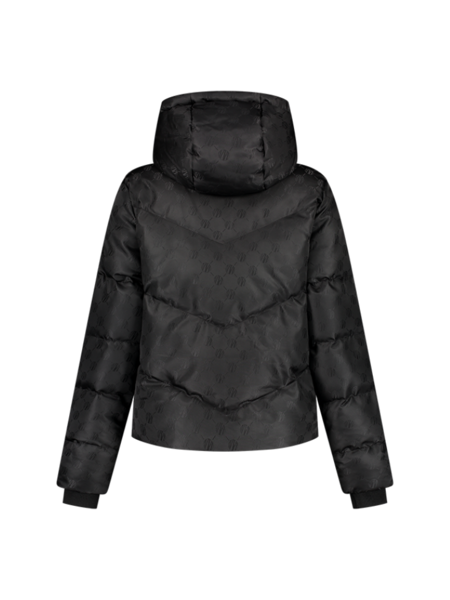 Malelions Malelions Women Monogram Puffer Jacket - Black