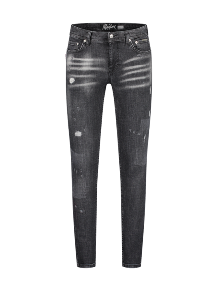 Malelions Stained Jeans - Black