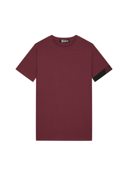 Malelions Captain T-Shirt 2.0 - Burgundy/Black