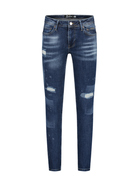 Malelions Malelions Destroyer Jeans - Dark Blue