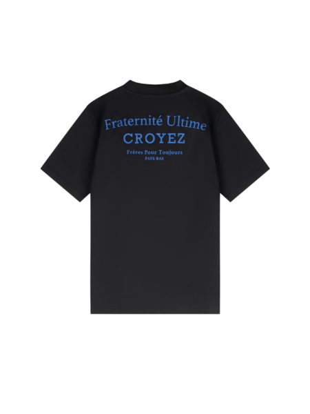 Croyez Croyez Fraternité T-Shirt - Black/Cobalt