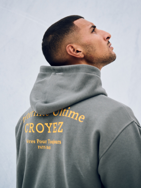 Croyez Croyez Fraternité Hoodie - Grey/Yellow