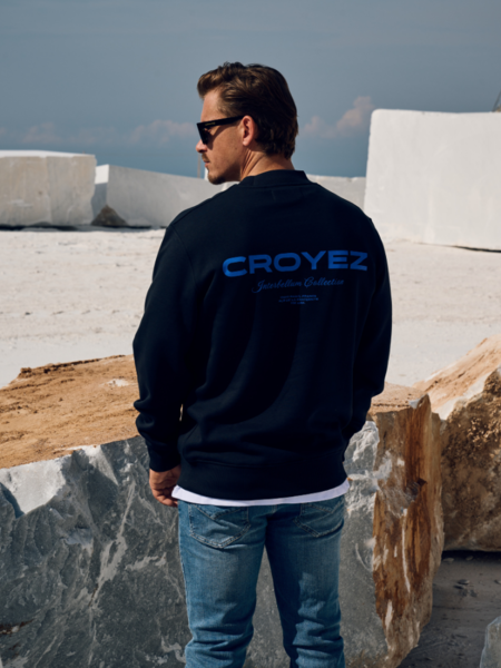 Croyez Croyez Collection Sweater - Black/Cobalt
