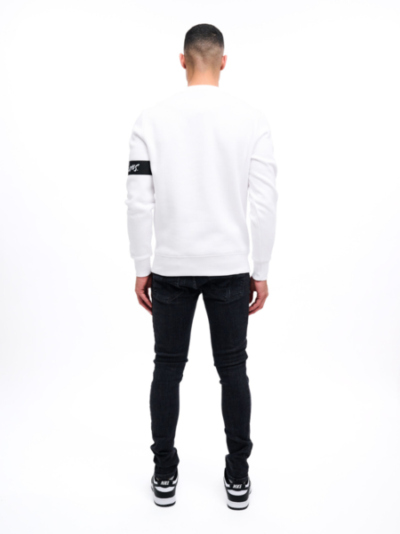 Malelions Malelions Captain Sweater 2.0 - White/Black