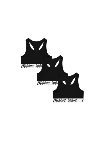 Malelions Malelions Women Bralette 3-Pack - Black