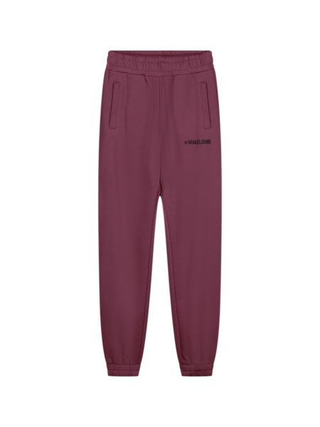 Malelions Women Studio Trackpants - Burgundy