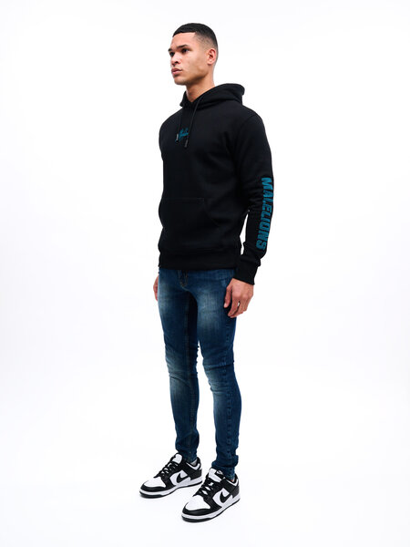 Malelions Malelions Lective Hoodie 2.0 - Black/Teal