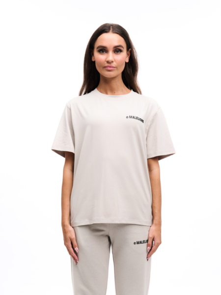 Malelions Women Studio T-Shirt - Taupe