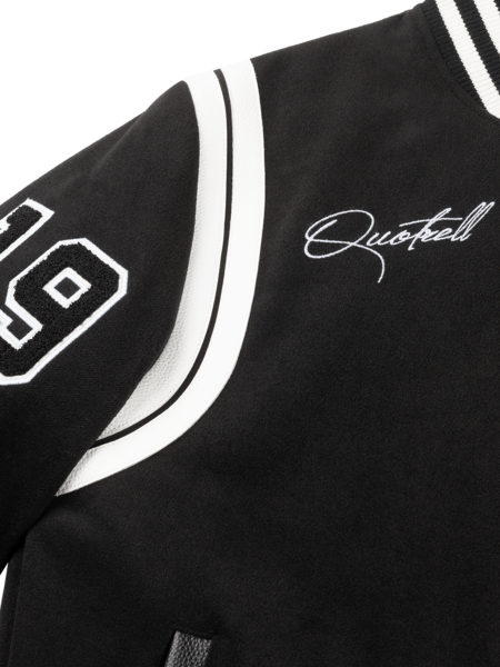 Quotrell Quotrell University Football Jacket - Black/white