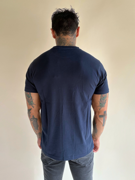 Baron Filou Baron Filou LXXIV Organic T-Shirt - Navy Blue