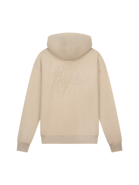 Malelions Malelions Patchwork Hoodie - Beige